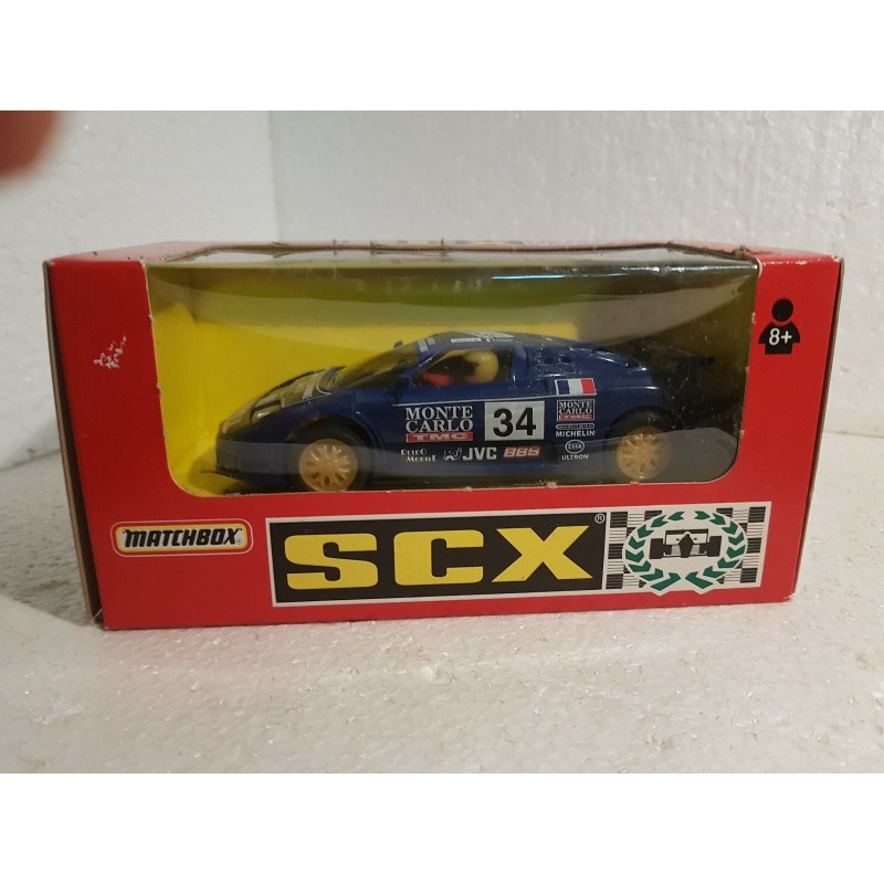 qq 83860.20 MATCHBOX SCX BUGATTI EB-110 LE MANS1994 -34 HELARY CUDINI 8386 