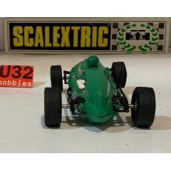 SLOT CAR SCX SCALEXTRIC EXIN C-38 COOPER CLIMAX GUIA MOVIL VERDE CLARO MEXICO