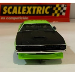 SLOT CAR SCX SCALEXTRIC 64380 PLYMOUTH AAR CUDA LIME LIMITED EDITION 50 UNIDADES