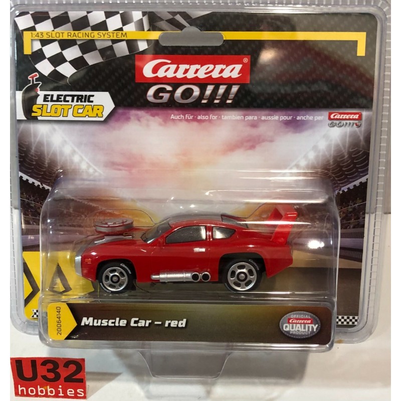 CARRERA GO!!! 64140 MUSCLE CAR RED 