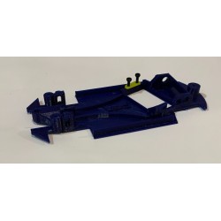 U3D CHASIS 3D VOLKSWAGEN POLO WRC ANGLEWINDER AZUL  SUPERSLOT SCALEXTRIC UK