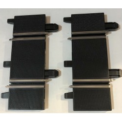 POLICAR P046 RECTA 61.4mm ADAPTADOR A PISTA POLISTIL Y FLEISCHMANN 2 UNIDADES