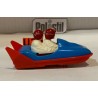 SLOT CAR POLISTIL POLICAR DROMOCAR N737 DN BOBSLEIGH EQUIP FRANCE