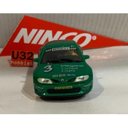 SLOT CAR NINCO 50146 RENAULT MEGANE COPA  -3 VERDE