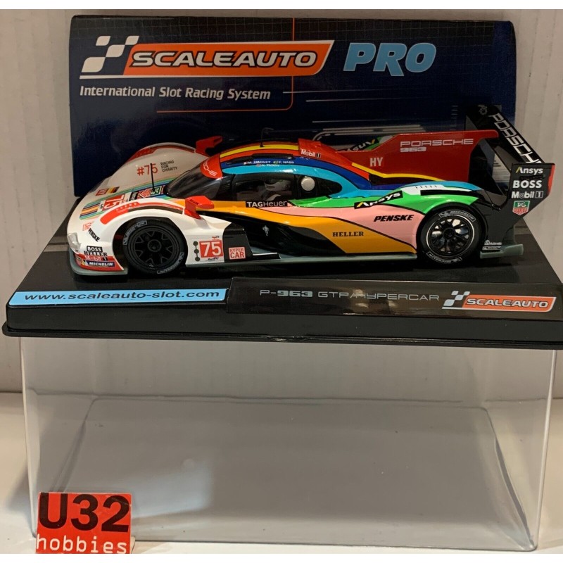 SLOT CAR SCALEAUTO PRO SC-6334 PORSCHE 963 GTP HYPERCAR -75 LE MANS 2023 JAMINET SLOT CAR SCALEAUTO PRO SC-6334 PORSCHE 963 GTP HYPERCAR -75 LE MANS 2023 JAMINET