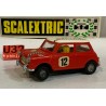 SLOT CAR SCX SCALEXTRIC EXIN C-45 MINI COOPER -12 ROJO CLARO CASCO INTEGRAL