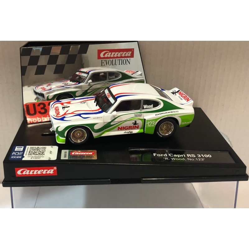 CARRERA EVOLUTION 27659 FORD CAPRI RS 3100 -123 NIGRIN WOOD