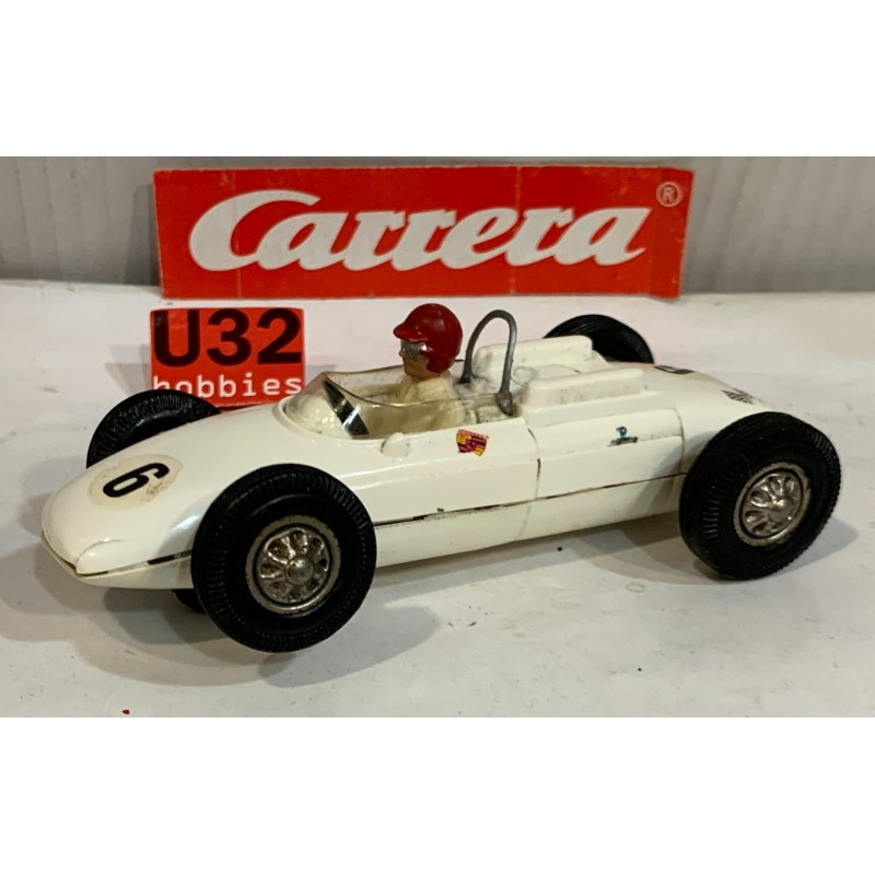 CARRERA UNIVERSAL 40400 PORSCHE 804 F1  -6 BLANCO SIN MOTOR