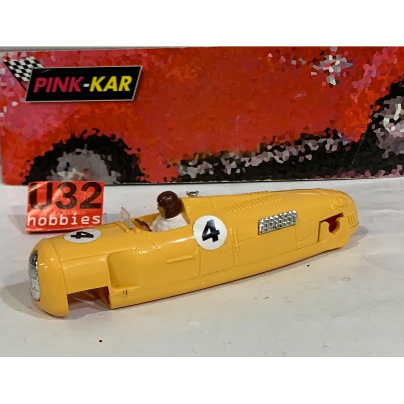 SLOT CAR PINK KAR CARROCERIA + CHASIS AUTO UNION TYPE C  -4 F1 1936