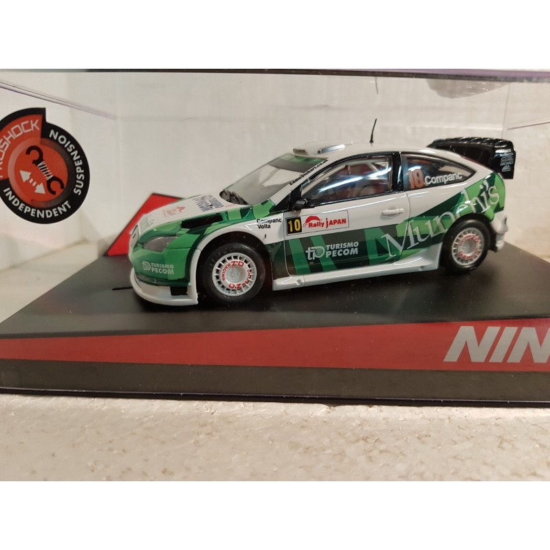 qq SLOT CAR 50441 NINCO FORD FOCUS MUNCHIS '06 RALLYE JAPAN COMPANC - 10 *