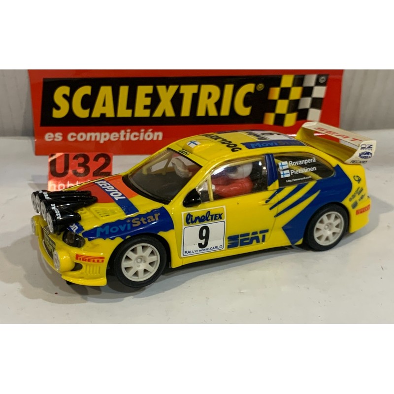 SLOT CAR SCX SCALEXTRIC 6023 SEAT CORDOBA E2 WRC -9 RALLY FINLANDIA ROVANPERA