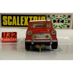 SLOT CAR SCX SCALEXTRIC EXIN C-45 MINI COOPER -12 ROJO CLARO CASCO INTEGRAL