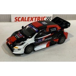 SLOT CAR SCX SCALEXTRIC U10555S300 TOYOTA YARIS WRC -97  FINLANDIA 2023 LATVALA