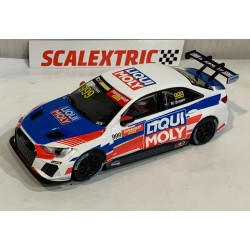 SLOT CAR SCX SCALEXTRIC U10556S300 AUDI RS3 LMS TCR. -999 LIQUI MOLY W.BROWN
