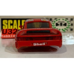 SLOT CAR SCX SCALEXTRIC EXIN CARROCERIA PORSCHE 959 -160 ROJO