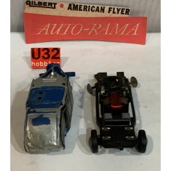 SLOT CAR GILBERT AUTORAMA HOT ROD FLATHEAD PARA RESTAURAR O PARA RECAMBIOS