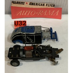 SLOT CAR GILBERT AUTORAMA HOT ROD FLATHEAD PARA RESTAURAR O PARA RECAMBIOS