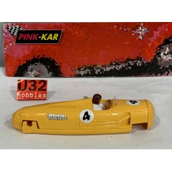 SLOT CAR PINK KAR CARROCERIA + CHASIS AUTO UNION TYPE C  -4 F1 1936