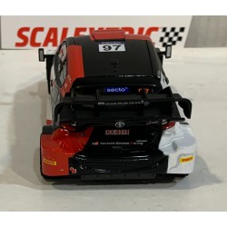 SLOT CAR SCX SCALEXTRIC U10555S300 TOYOTA YARIS WRC -97  FINLANDIA 2023 LATVALA