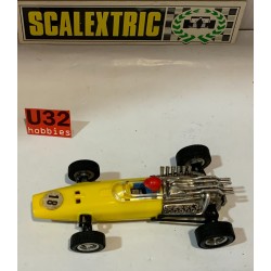 SLOT CAR SCALEXTRIC EXIN C-36 HONDA F1 -18 AMARILLO LIMON CHASIS AMARILLO LIMON