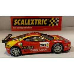 SLOT CAR SCX SCALEXTRIC  FERRARI MODENA GTC  -203 CARGLAS BEST OF BELRON LTD.ED.