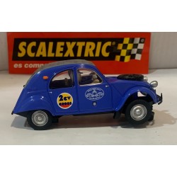 SLOT CAR SCX SCALEXTRIC 6488 CITROEN 2 CV SAHARA CLUB GRAZ
