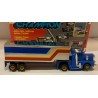 SLOT CAR POLISTIL A614 CAMION TRUCK B  TRAILER AZUL
