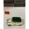 SLOT CAR AIRFIX 5165 MINI COOPER -3 BLANCO TECHO VERDE