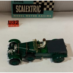 SLOT CAR SCX SCALEXTRIC C-64 BENTLEY 4.5L -3 VERDE  VINTAGE