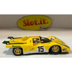 SLOT CAR SLOT.IT CA51C FERRARI 512M -15 24H LE MANS 1971 N.VACARELLA-JUNCADELLA