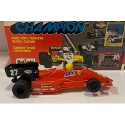 SLOT CAR POLISTIL A130 FERRARI 126 C3 -27 F1 1983 RENE ARNOUX CON CAJA