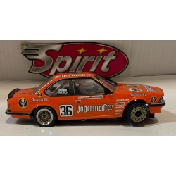 SLOT CAR SPIRIT 0801701 BMW 635 CSI -36 500Km MONZA 1984 JAGERMEISTER W.BRUN