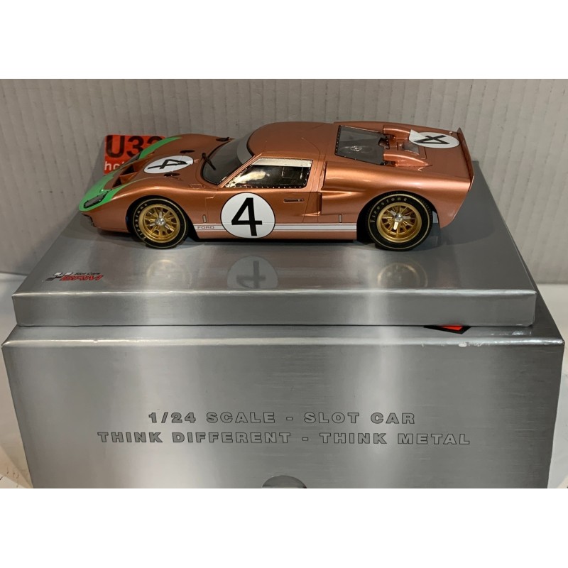 SLOT CAR BRM-167  1/24 FORD GT40 MKII -4 LE MANS 1966 M.DONOHUE-P.HAWKINS
