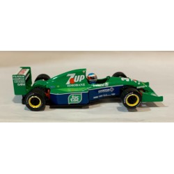 SLOT CAR SCALEAUTO SC-6340 JORDAN FORD 191 -32 F1  1991 SEVEN UP  M.SCHUMACHER
