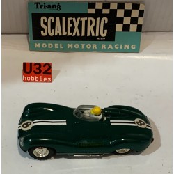 SLOT CAR SCX TRIANG SCALEXTRIC C-91 JAGUAR D TYPE -8 RACE TUNED VERDE