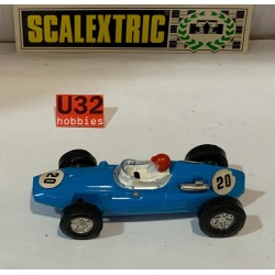 SLOT CAR SCX SCALEXTRIC EXIN CF 1 COOPER  -20 F1 GUIA FIJA AZUL CELESTE