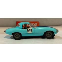 SLOT CAR CARRERA EXCLUSIV 20436 JAGUAR E TYPE '61 -548 RACE VERSION 1/24