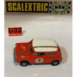 SLOT CAR SCX SCALEXTRIC EXIN C-45 MINI COOPER -1 ROJO CLARO