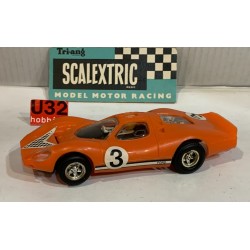 SLOT CAR SCX TRIANG SCALEXTRIC C-18 FORD P68 3L -3 NARANJA