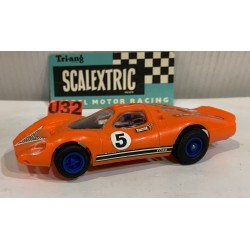 SLOT CAR SCX TRIANG SCALEXTRIC YOU STEER YS118 FORD P68 3L -5 NARANJA