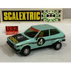 SLOT CAR SCX SCALEXTRIC EXIN C-4057 FORD FIESTA -4 VERDE