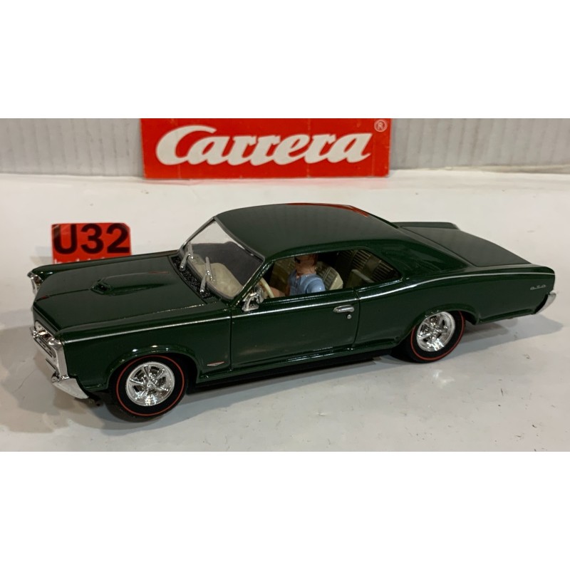 SLOT CAR CARRERA EVOLUTION 25444 PONTIAC GTO 1966 VERDE