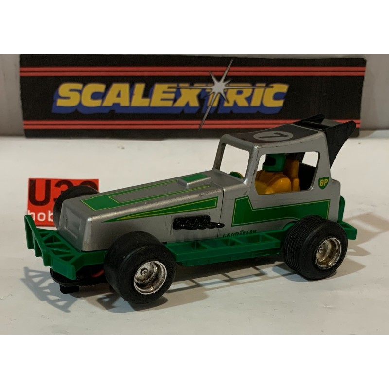 SLOT CAR SCX SCALEXTRIC C-312  SUPER STOX BP -7 SILVER SCALEXTRIC UK