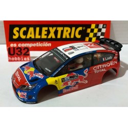 SCALEXTRIC  CARROCERIA CITROEN C4 WRC  -1 SEBASTIAN LOEB 