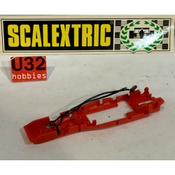 SLOT CAR SCX SCALEXTRIC EXIN CHASIS TYRRELL FORD F1 C48 ROJO CON CABLES