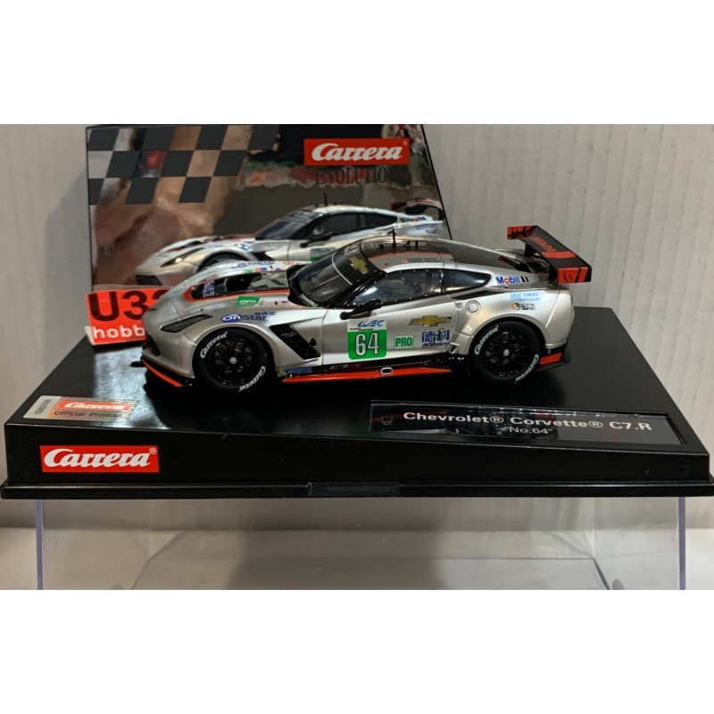 SLOT CAR CARRERA EVOLUTION 27633 CHEVROLET CORVETTE C7R -64
