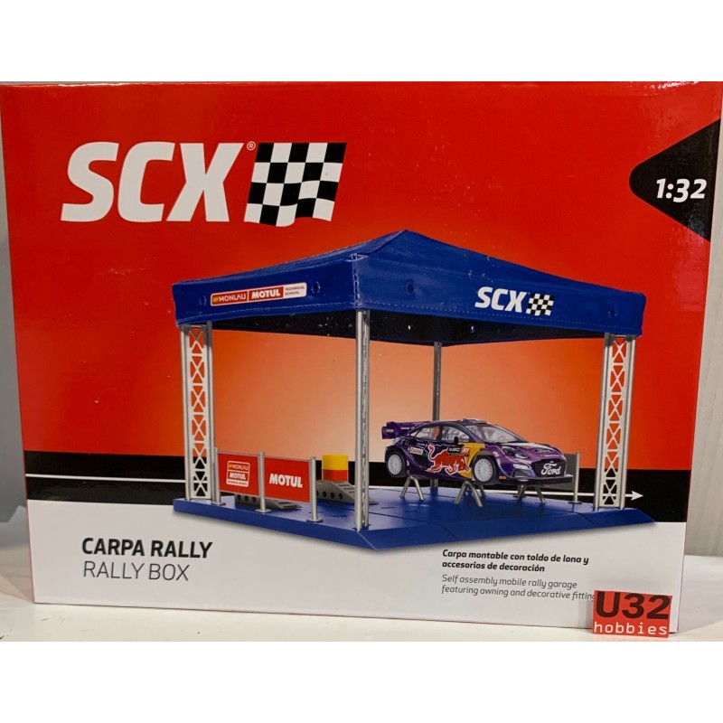 SLOT CAR SCALEXTRIC U10477X100 CARPA BOX RALLY