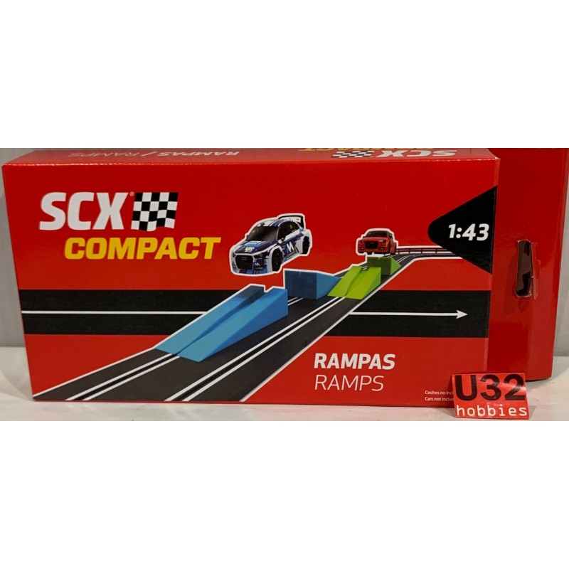 SLOT CAR SCX SCALEXTRIC COMPACT C10520X200 RAMPAS SALTO