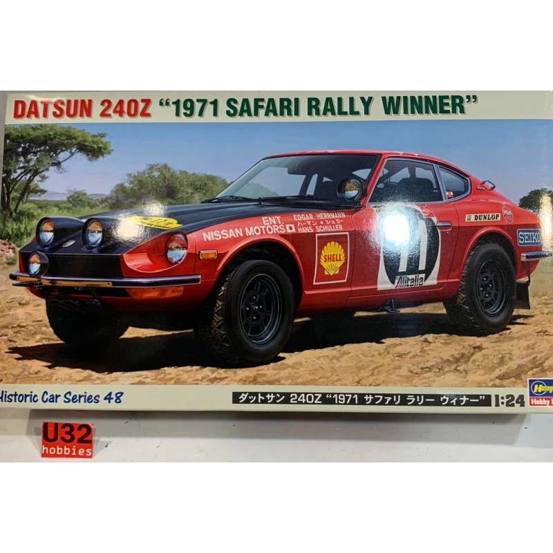 HASEGAWA 21148 KIT 1/24 DATSUN 240Z WINNER SAFARI RALLY 1971