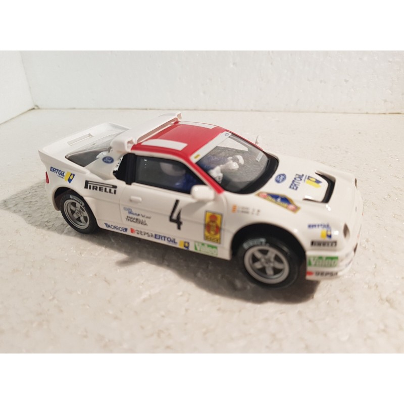 qq SCALEXTRIC SPAIN PLANETA RALLIES MITICOS FORD RS 200 R COSTA BRAVA ZANINI  *
